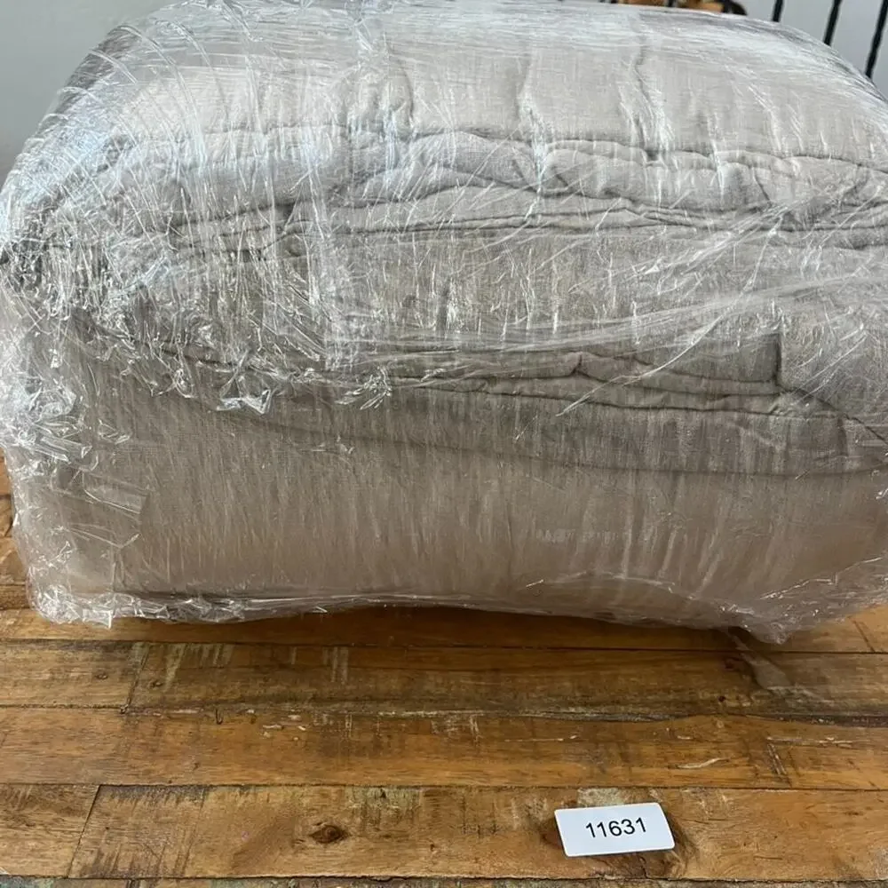 Sonoma Comforter Tan King Cal King Cotton Linen Blend Reversible